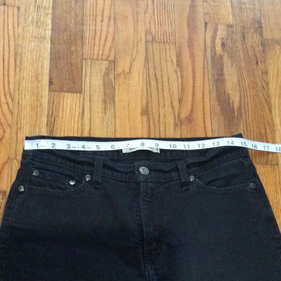 Levi's Black Perfectly Slimming Bootcut 512 Jeans Size 12 - Picture 9 of 16